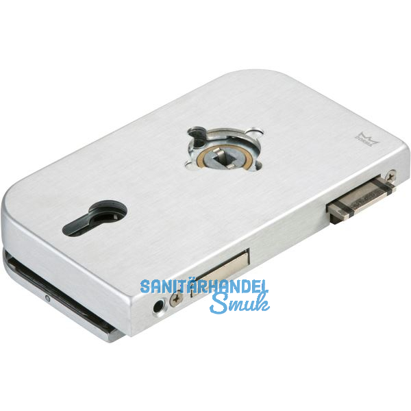 Schloss Junior Office PZ m. Wechsel, links, silber eloxiert (11.200)