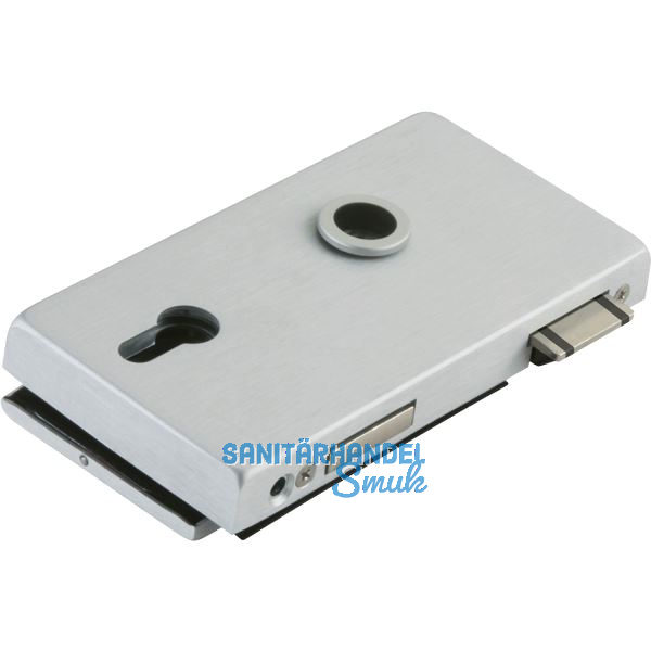 Schloss JUNIOR OFFICE CLASSIC PZ mit Wechsel, links,silber eloxiert(11.280)