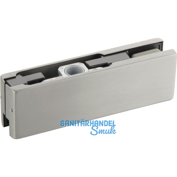 DORMA-Glas Oberer Eckbeschlag PT 20, silber eloxiert (03.110)