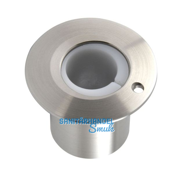 DORMA-Glas Bodenbuchse verstellbar, 05.194, Messing verzinkt