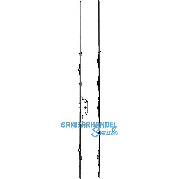 HAUTAU ATRIUM HKS 180/150 Z/E H�henteil-Set EG DM 50 mm FFH 2301-2400 mm silber