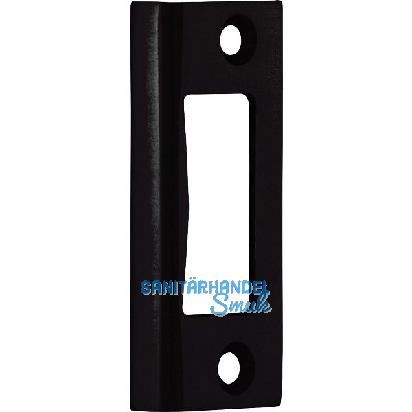 Winkelschlie�blech 10.401, Falztiefe 24 mm, Aluminium schwarz matt