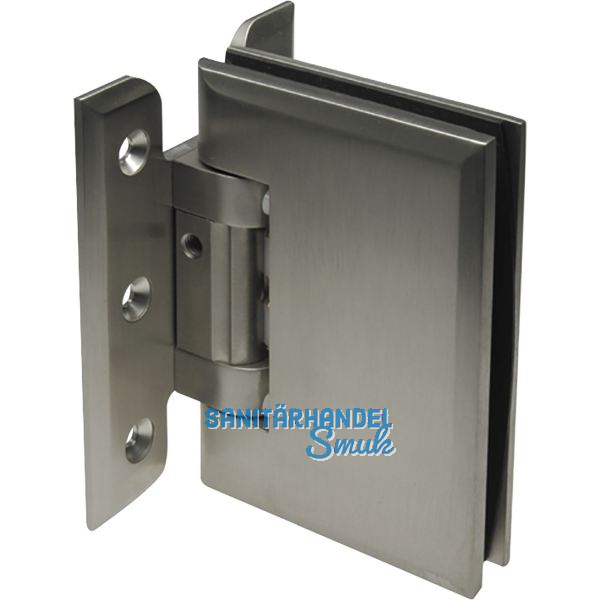 Pendelt�rbeschlag Chalet-PT Glas-Wand m. Feststell. 90�, Edelstahl-Effekt