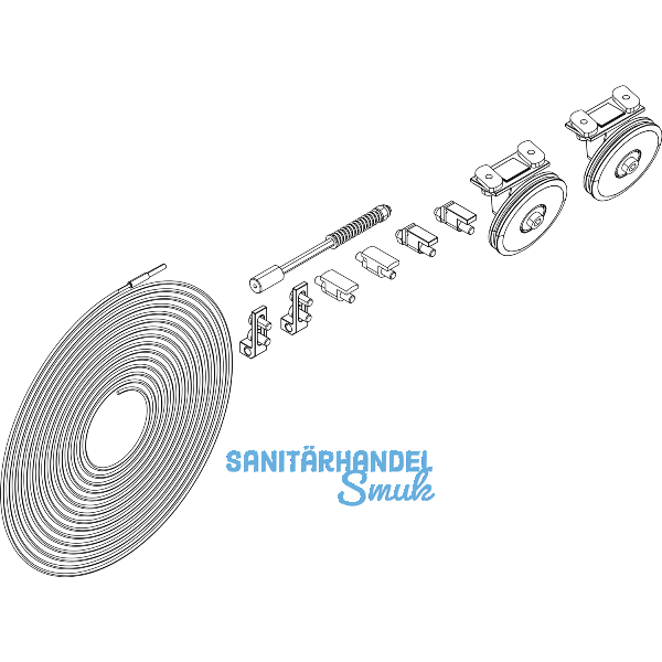 DORMA-Glas Muto 150 Synchronbeschlag Fl�gelgewicht bis 150 kg