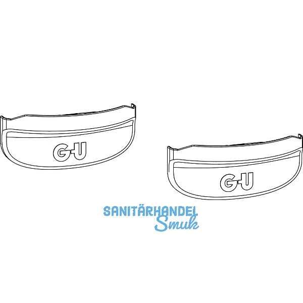 GU-966 PSK oZ Grundkarton Scheren-Abdeckkappe, wei�