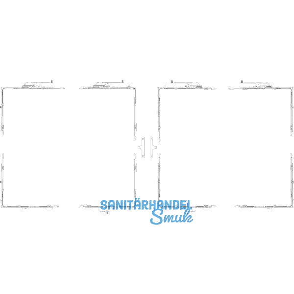 GU-966 PSK mZ Grundkarton Schere, Versatz 13 mm, rechts, Schema C