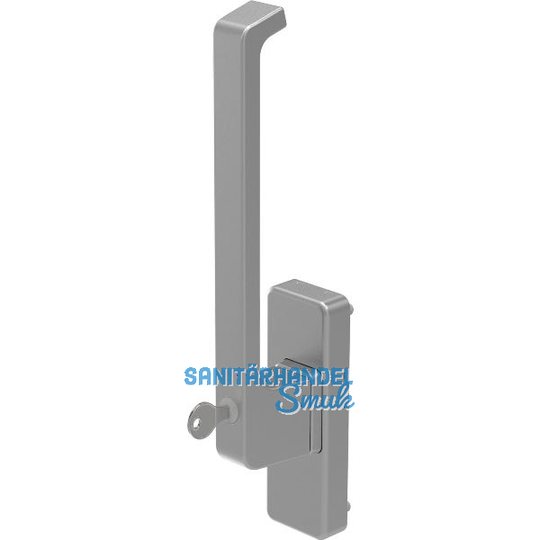 GU-966 Getriebe-Drehgriff DIRIGENT, sperrbar, Aussperrsicherung, silber, rechts