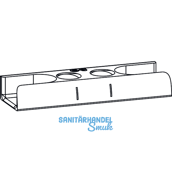 GU Schlie�platte, Eurofalz 30x8 mm, 13V, Zink silber
