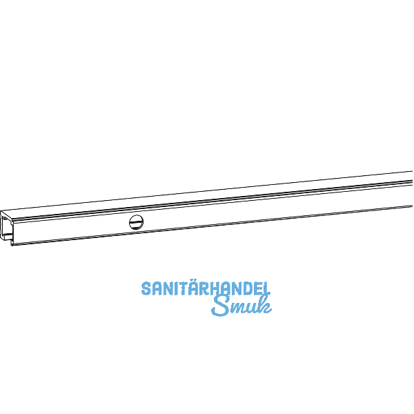 GU-966 F�hrungsschiene oben P1225, Aluminium silber eloxiert, L=2460 mm