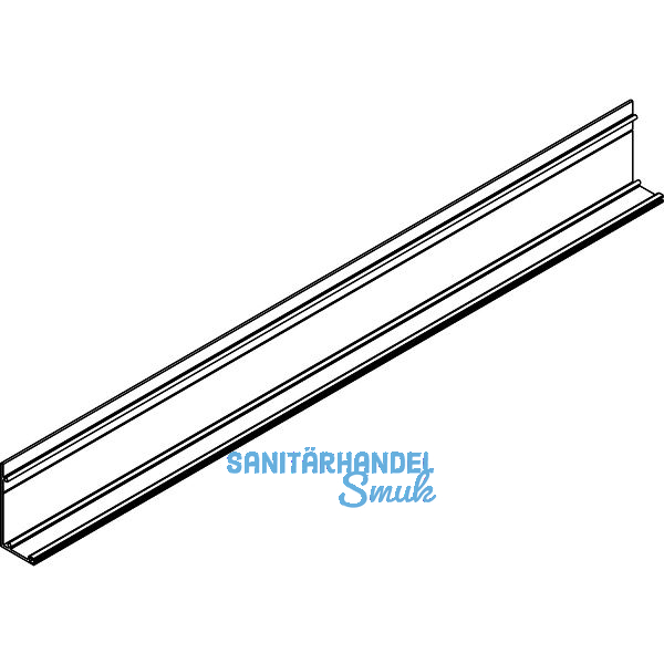 DORMA-Glas Muto 150 Abdeckprofil auf Ma� Aluminium silber eloxiert