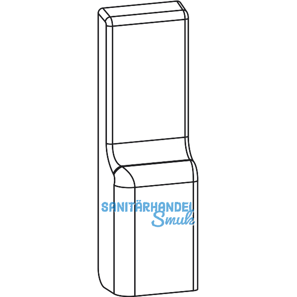 GU-966/150 Abdeckkappe f�r Laufwagen links, Kunststoff silber
