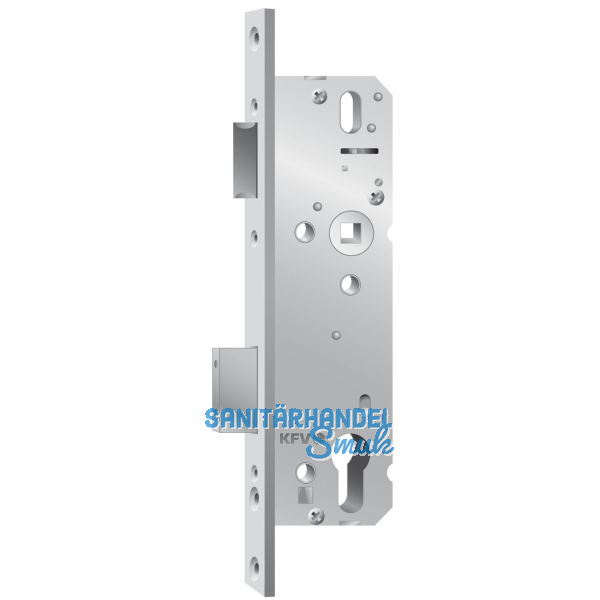 KFV Rohrrahmenschloss 49PZW, DM 45 mm, Entfernung 92 mm, Stulp 16 mm, verzinkt