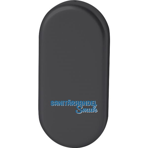 FSB Blindrosette 17 1757 oval, Aluminium schwarz matt