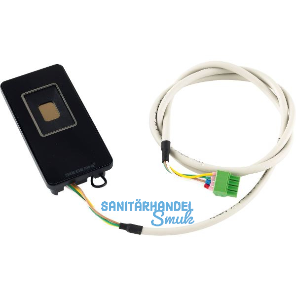 KFV Fingerscanner mit Dekorelement inkl. 1 m Kabel, schwarz