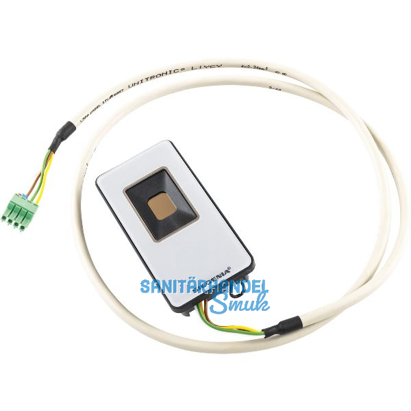 KFV Fingerscanner mit Dekorelement inkl. 1 m Kabel, signalgrau