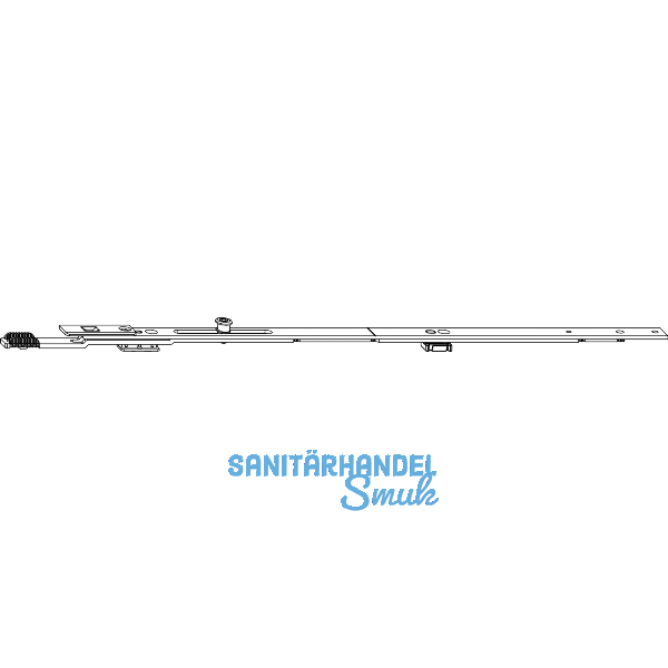 MACO SKB-Z Verl�ngerungsriegel 1 iS-Zapfen L=400 mm abl�ngbar 200 mm (455612)