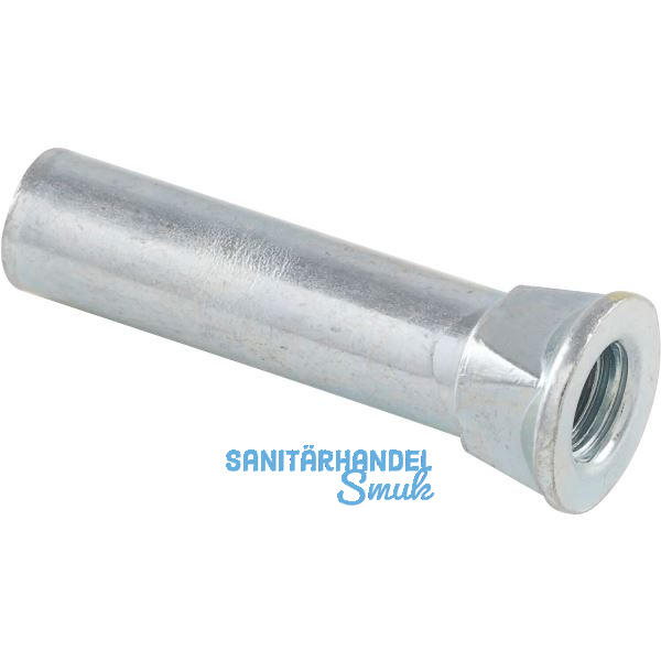 Stahlgewindeh�lse M5, L�nge 26 mm, Stahl verzinkt