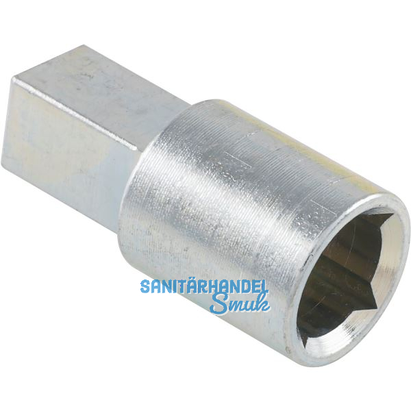 FSB Stiftverl�ngerung f�r Fenstergriffe mit 7 mm Vierkantstift, Stahl verzinkt