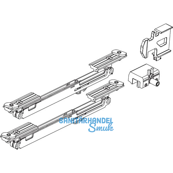 DORMA-GLAS Muto 60 2.0 Einzugsd�mpfung Dormotion beidseitig bis 60 kg