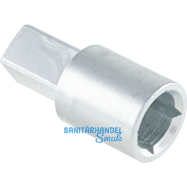 Stiftverl�ngerung f�r Fenstergriffe mit 7 mm Vierkantstift, Stahl verzinkt