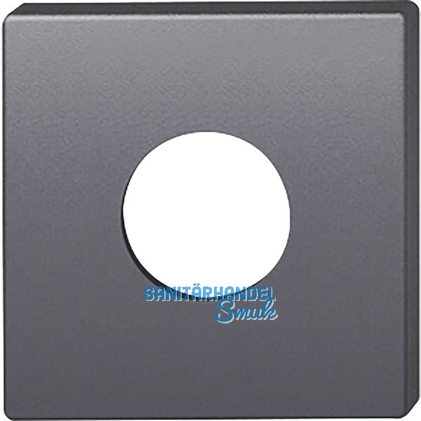 FSB Deckrosette quadratisch 03 0450 09312 ASL/AGL, Aluminium schwarz matt