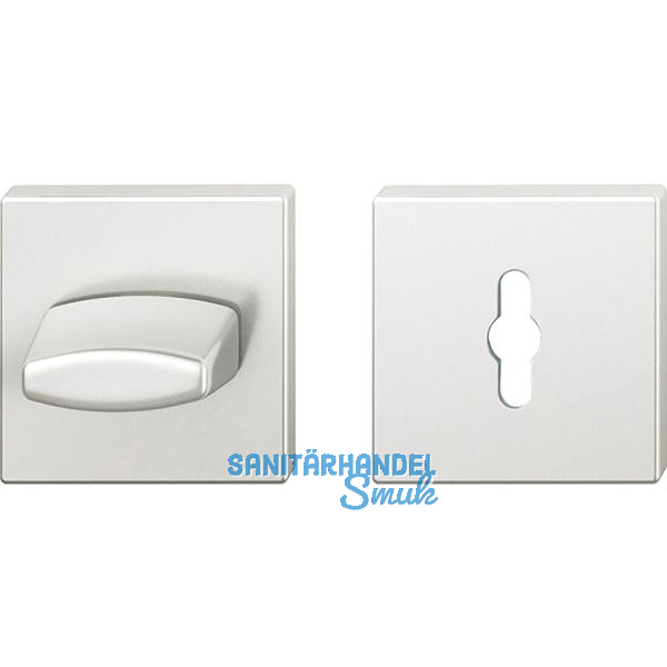 FSB WC Rosette 12 1704 00088 ASL, R/7 mm, ohne Schauscheibe, Aluminium silber