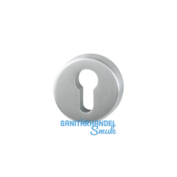 HOPPE Zylinderrosette PZ, � 52, H�he 8, Edelstahl matt