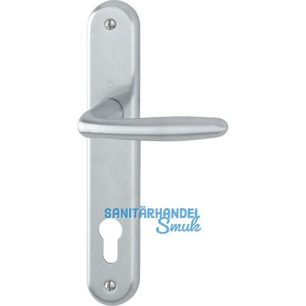 HOPPE Dr�ckergarnitur ROISSY - auf Schild PZ 88, 35 - 54, Messing verchromt matt