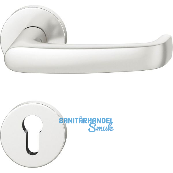 FSB Feuerschutz Dr�ckergarnitur 79 1045 AGL �NORM PZ, Aluminium silber eloxiert