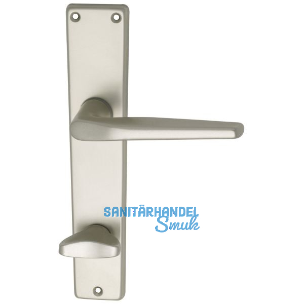 Dr�ckergarnitur WG 2000 - auf Schild WC 90, 38 - 43, Neusilber eloxiert