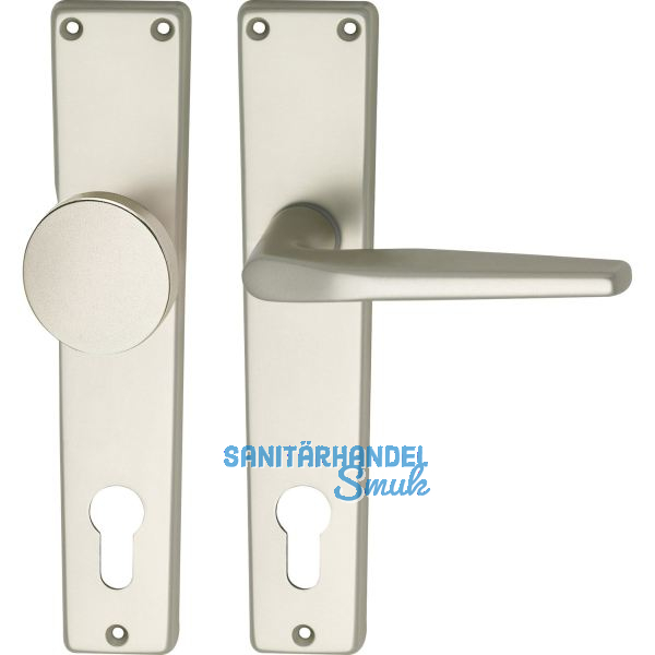 Wechselgarnitur WG 2000 PZ 88, - auf Schild PZ 88, Alu neusilber eloxiert