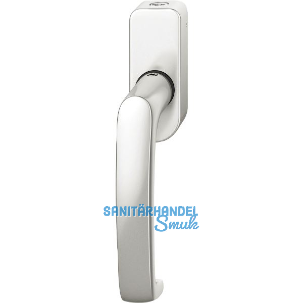 FSB Fenstergriff 34 1045 abschlie�bar ovale Rosette, Aluminium silber eloxiert