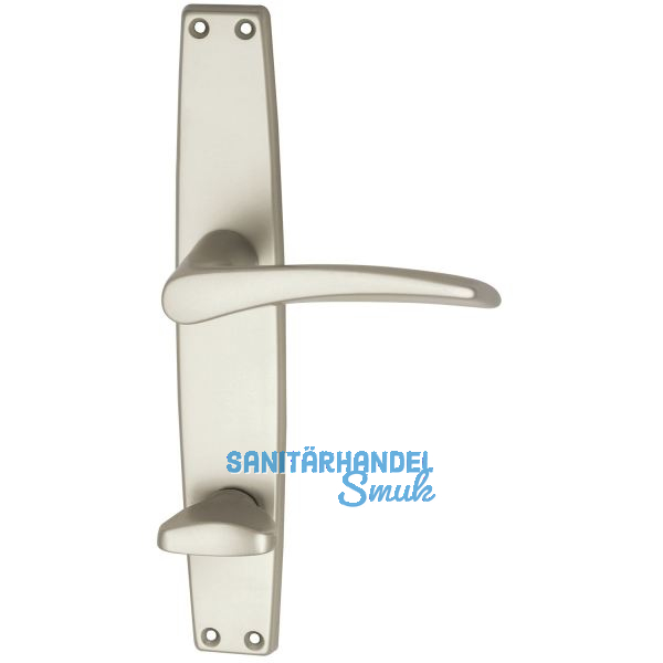 Dr�ckergarnitur WG 1000 FAVORIT - auf Schild WC 90, 38 - 43, Neusilber eloxiert