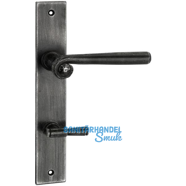 SCH�RGHOFER Dr�ckergarnitur AIST - auf Schild WC 90, verzinkt alt geb�rstet