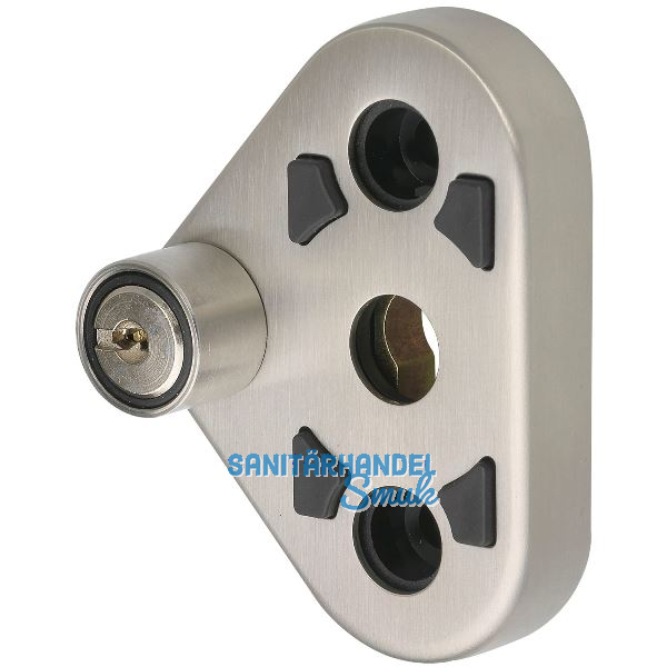 Fenstergriffsicherung FSB 34 3407 gleichsperrend, Edelstahl matt