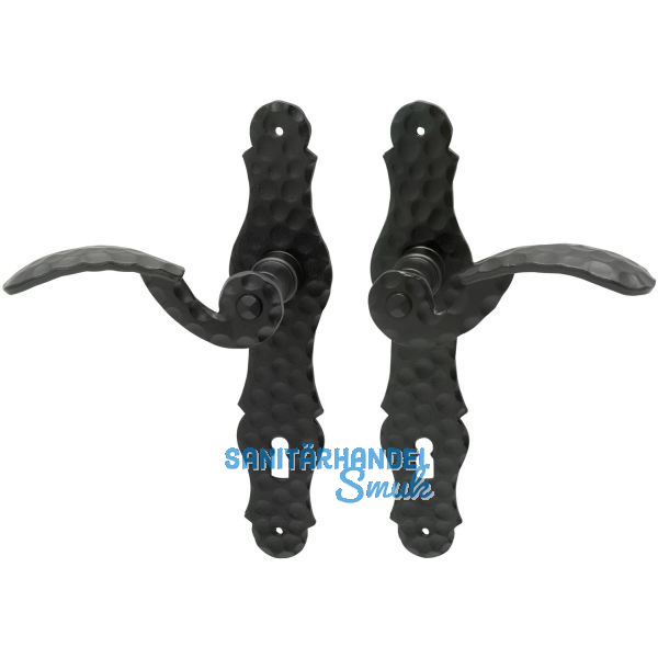 HALC� Dr�ckergarnitur SILL - auf Schild BB 90, schwarz lackiert