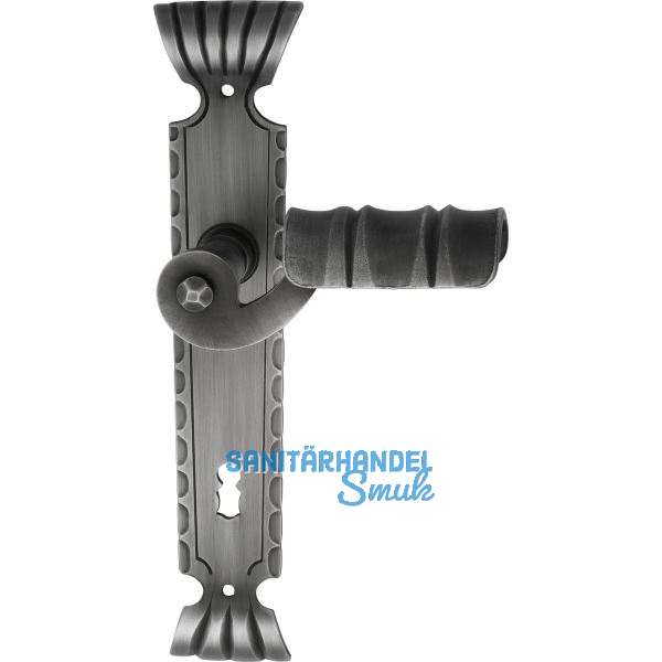 SCH�SSWENDER Dr�ckergarnitur TYROL - auf Schild BB 90, schwarz passiviert