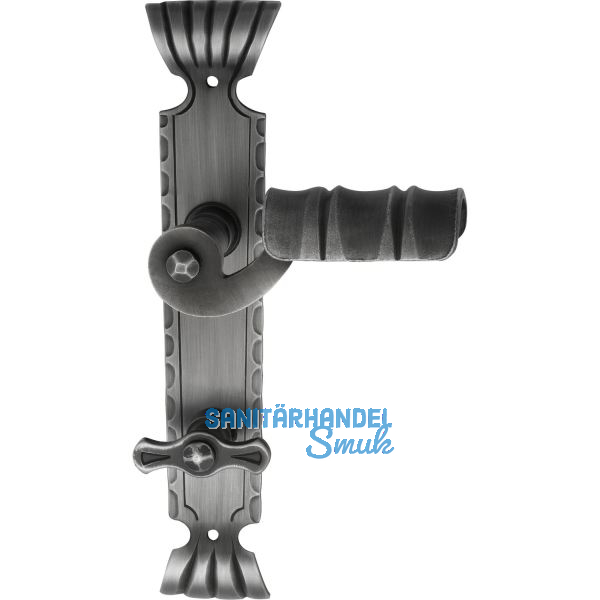 SCH�SSWENDER Dr�ckergarnitur TYROL - auf Schild WC 90, schwarz passiviert