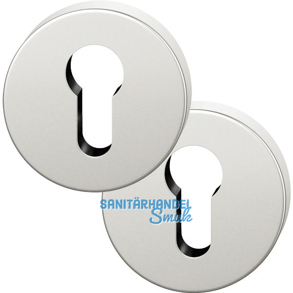 FSB Zylinderrosette rund 12 1735 00010 ASL, Aluminium silber eloxiert