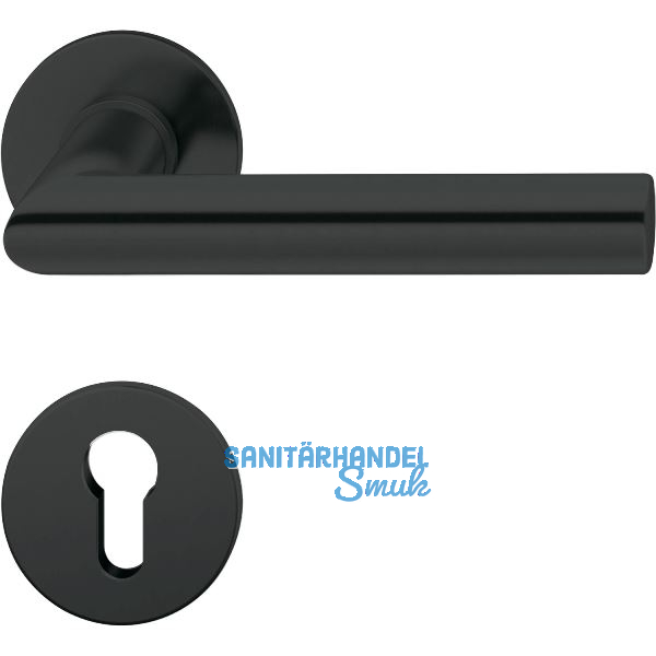 FSB Dr�ckergarnitur 10 1076 fl�chenb�ndig PZ, 38 - 42, schwarz matt