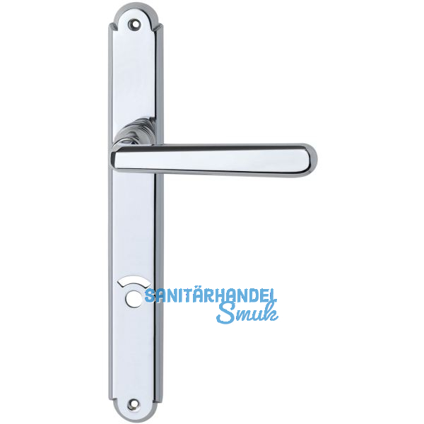 Dr�ckergarnitur ALT - WIEN - auf Schild WC 90, Messing verchromt