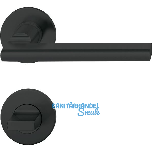 FSB Dr�ckergarnitur 10 1035 fl�chenb�ndig WC, 38 - 42, Aluminium schwarz