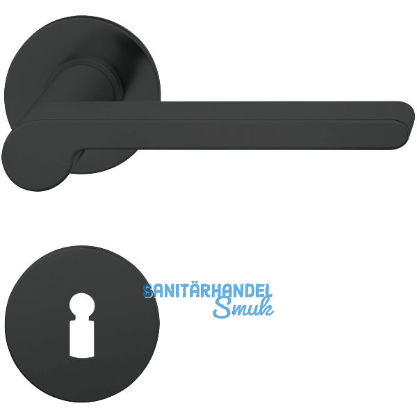 FSB Dr�ckergarnitur 10 1021 fl�chenb�ndig BB, 38 - 42, schwarz matt