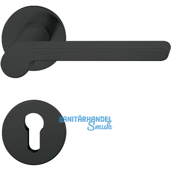 FSB Dr�ckergarnitur 10 1021 fl�chenb�ndig PZ, 38 - 42, schwarz matt