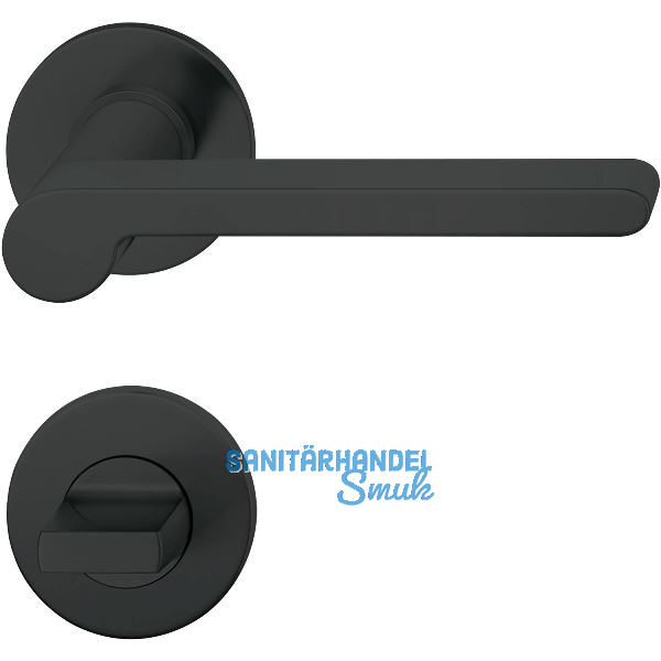 FSB Dr�ckergarnitur 10 1021 fl�chenb�ndig WC, 38 - 42, schwarz matt
