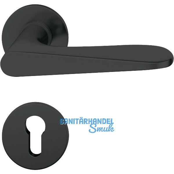 FSB Dr�ckergarnitur 10 1144 fl�chenb�ndig PZ, 38 - 42, schwarz matt