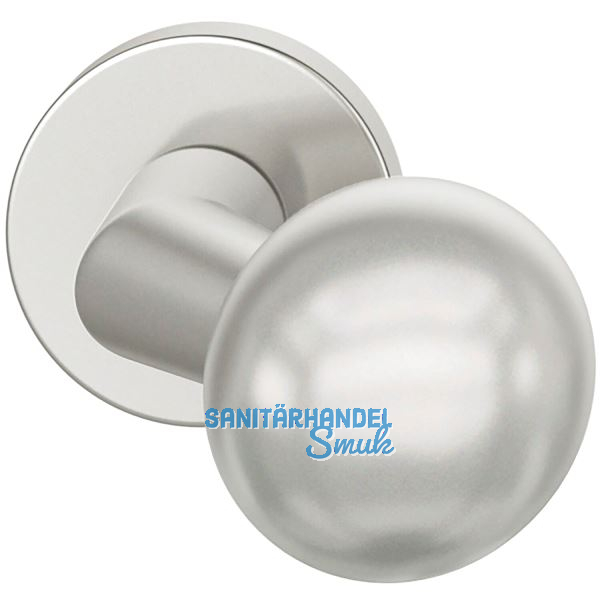 FSB T�rknopf 23 0846 03600 FH-AGL fest auf Rosette,Aluminium silber eloxiert