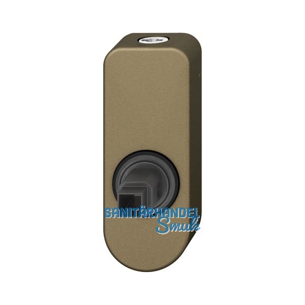 FSB Fenstergriff Adapter-Rosette oval abschlie�bar, Aluminium mittelbronzefarbig