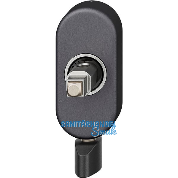 FSB Fenstergriff Adapter-Rosette Selbstverriegelung, Aluminium schwarz matt