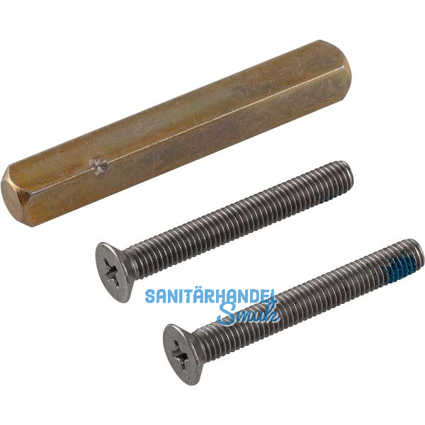 FSB Vollstift gekerbt f�r Fenstergriffe Selbstverriegelung, 7 x 85 mm, Stahl